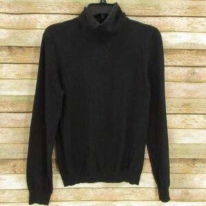 Lauren Ralph Lauren Black Knit Light Weight Turtleneck Petite / L